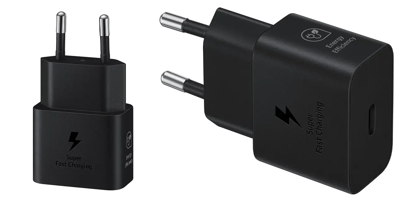 Chollo Cargador USB-C oficial Samsung de 25W por sólo 8,71€ (52% de descuento)