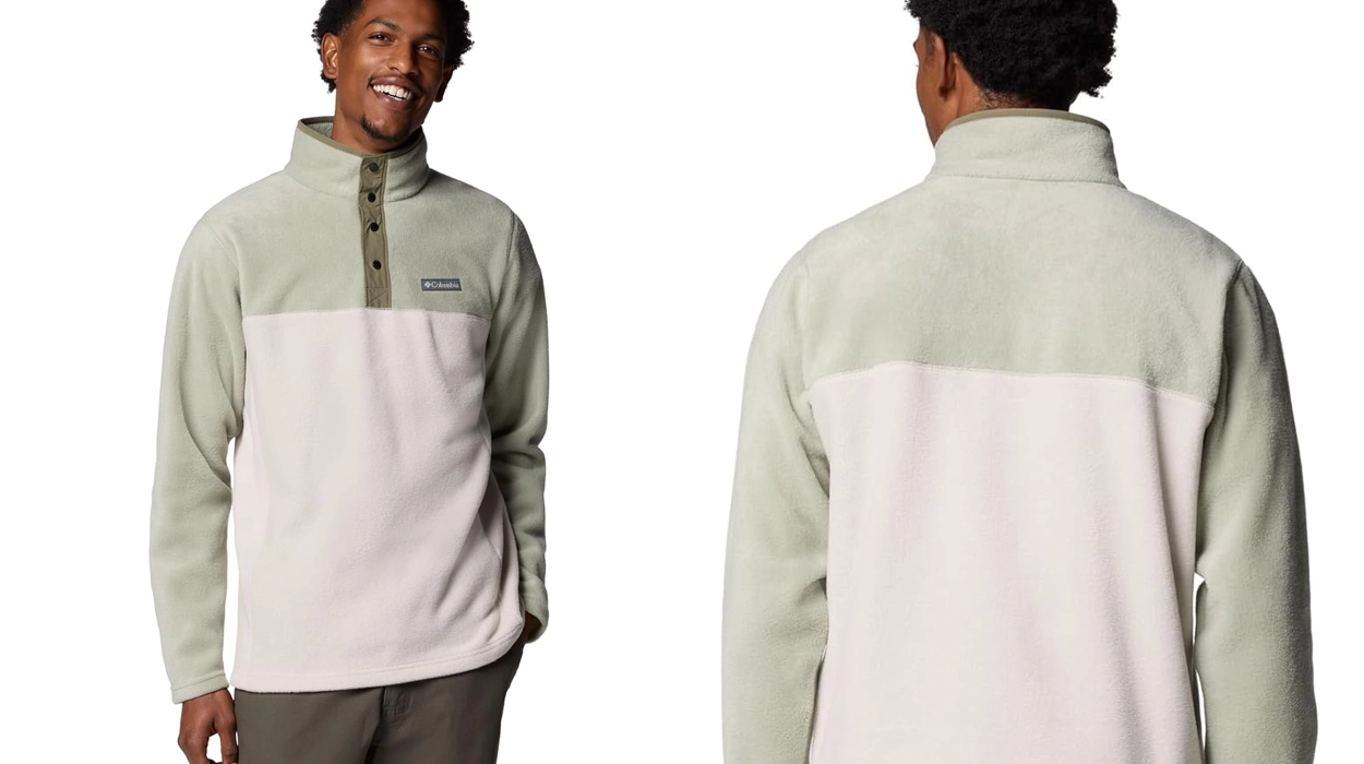 Chollo Forro polar Columbia Steens Mountain Half Snap II para hombre por sólo 25€ (-44%)