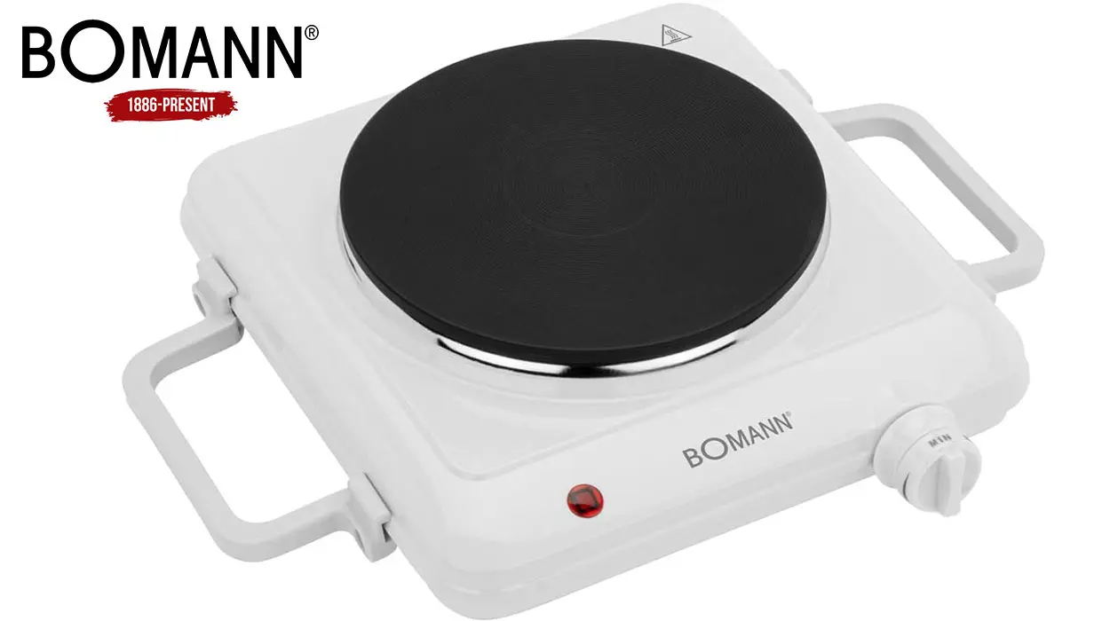 Chollo Hornillo eléctrico Bomann de 1.500 W y 18 cm por sólo 17,18€ (-43%)