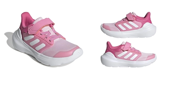 Estas Adidas Tensaur Run 3.0 infantiles en color rosa son perfectas para seguir el ritmo de tus peques sin que te rasques el bolsillo