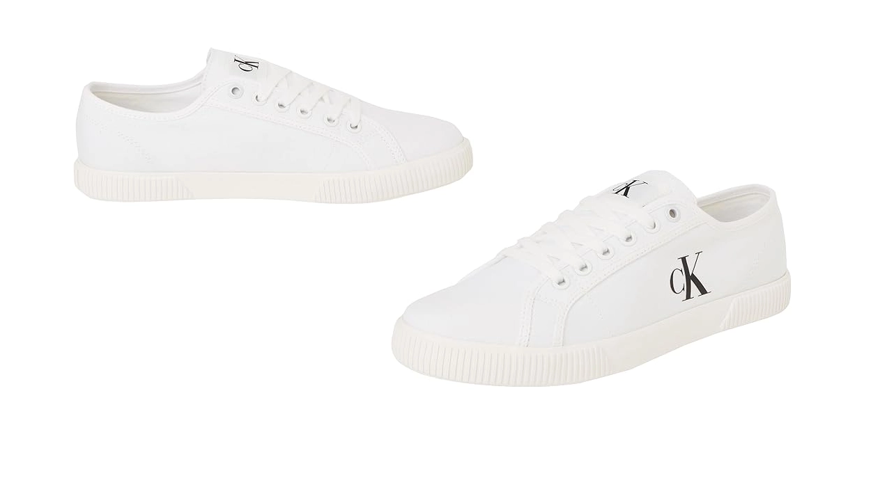 Minimalismo al mejor precio con estas zapatillas de lona Calvin Klein para mujer que están rebajadas a LA MITAD