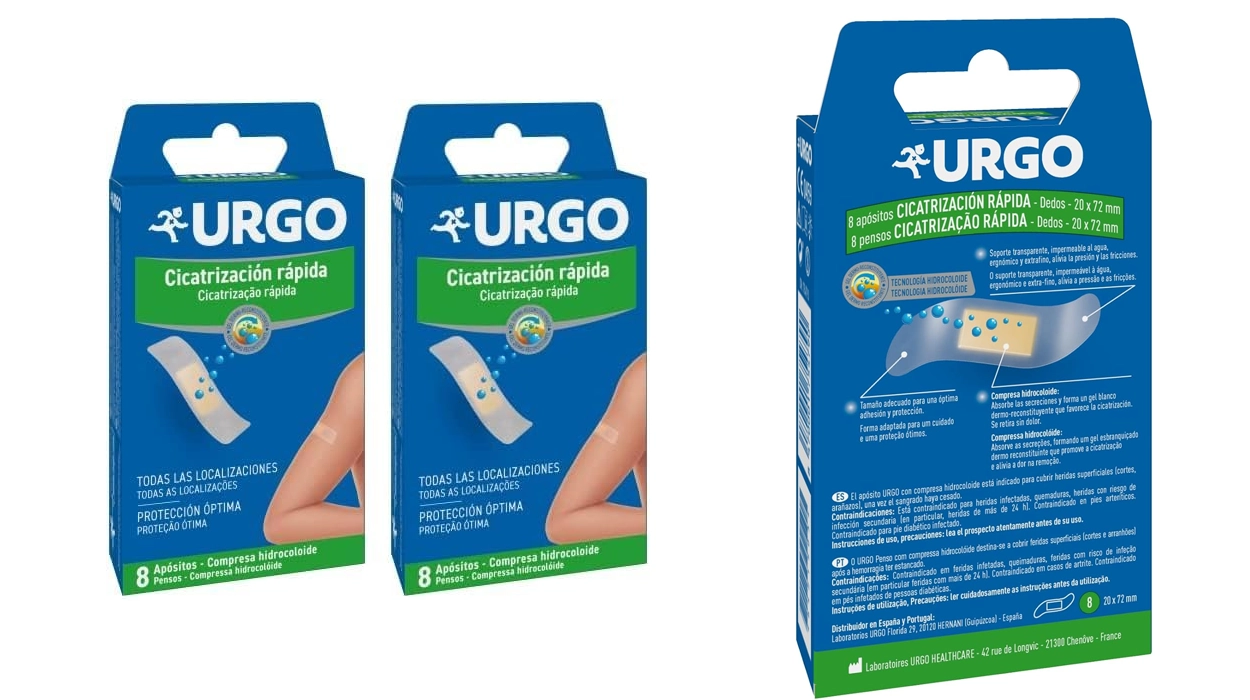 Chollo Pack de 2 cajas de apósitos Urgo cicatrización rápida por sólo 7,40€ (-40%)