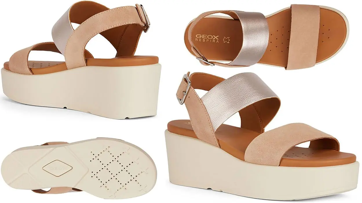 Chollo Sandalias de cuña Geox Xand 2.2s para mujer por sólo 60,99€ con envío gratis (-49%)