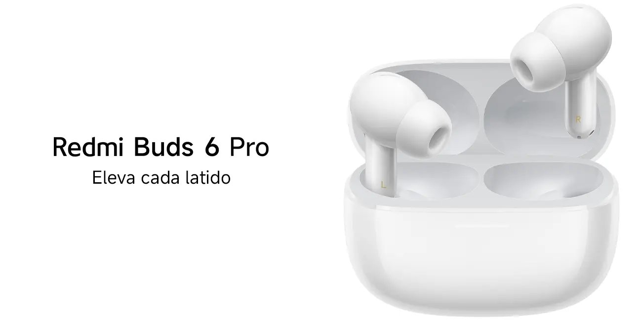 Chollo Auriculares inalámbricos Xiaomi Redmi Buds 6 Pro por sólo 57,84€ con envío gratis (-28%)