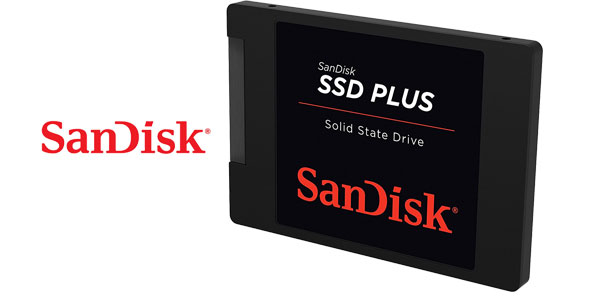 Chollo Disco SSD SanDisk Plus de 2 TB por sólo 98,35€ con envío gratis (-27%)