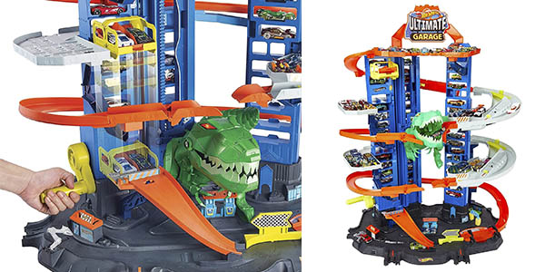 Chollazo Hot Wheels Ultimate Garage con pista para coches por sólo 70,99€ con envío gratis (-49%) ¡Top ventas! ¡MONSTRUOSO!