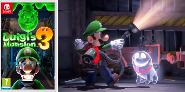 Chollo Luigi’s Mansion 3 para Switch por sólo 36,90€ con envío gratis (-37%)