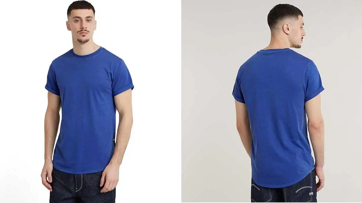 Chollo Camiseta G-Star Lash Overdeyed azul para hombre por sólo 12,64€ (-59%)