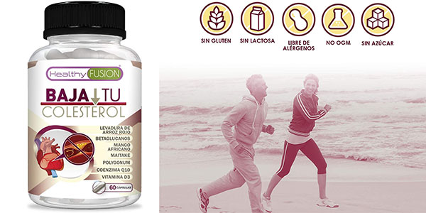 Chollo Suplemento Healthy Fusion: Baja tu colesterol de 60 cápsulas por sólo 13,65€ (-30%)