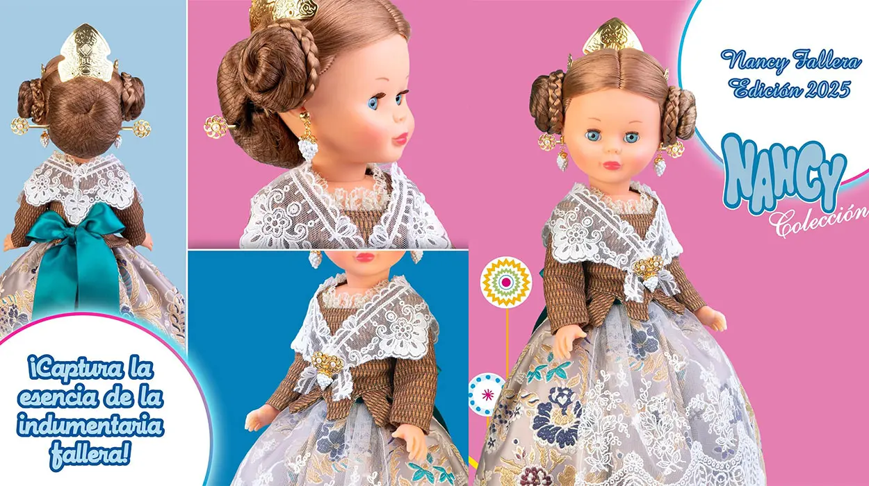 Chollo Muñeca Nancy Fallera 2025 de 42 cm por sólo 105,59€ (-23%)