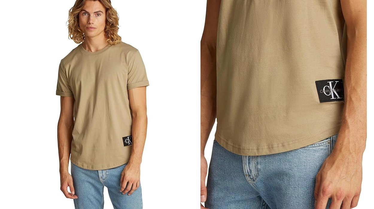 Hoy puedes cazar esta camiseta de punto Calvin Klein a un precio DEMENCIAL si te das prisa