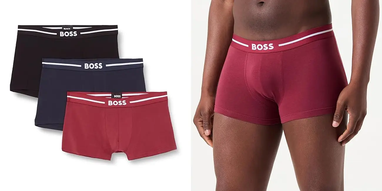 Bóxers de marca TOP a precio de ganga: llévate un pack de 3 bóxers BOSS por sólo 5,77€ cada uno