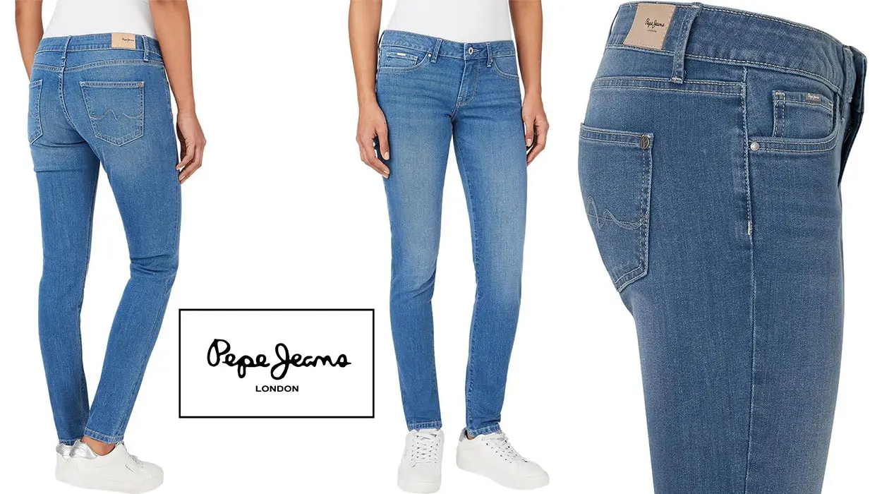 Chollo Vaqueros Pepe Jeans Skinny Low Waist Jeans para mujer por sólo 35,95€ con envío gratis