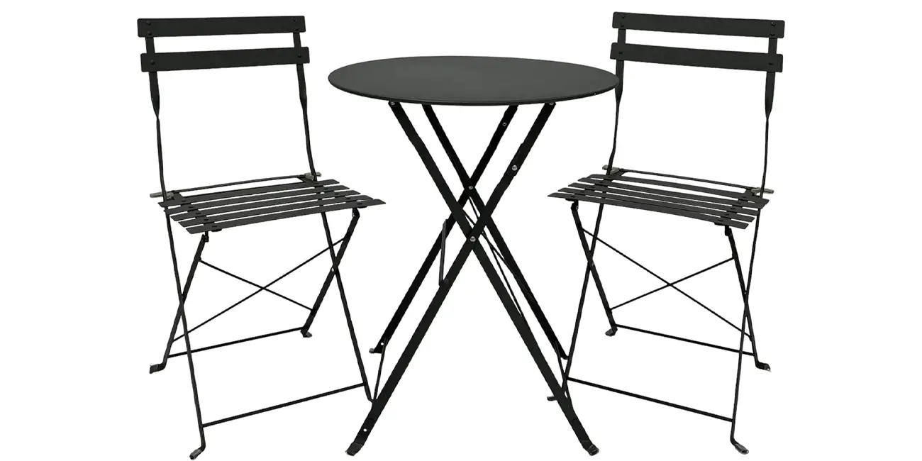 Chollo Conjunto de mesa y 2 sillas plegables ASTAN HOGAR AH-GR10010GR por sólo 38,99€ con envío gratis (-51%)