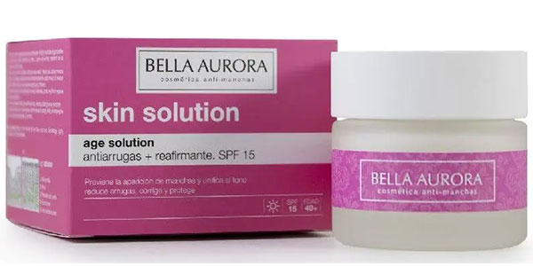 Chollo Crema antiarrugas Bella Aurora Age Solution de 50 ml por sólo 11,43€ (-36%)