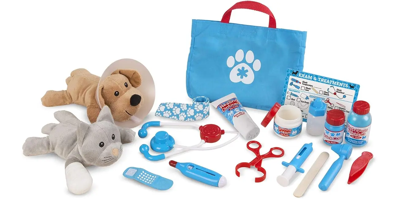 Chollazo Set de veterinario Melissa & Doug con 2 peluches por sólo 12,99€ (-66%)