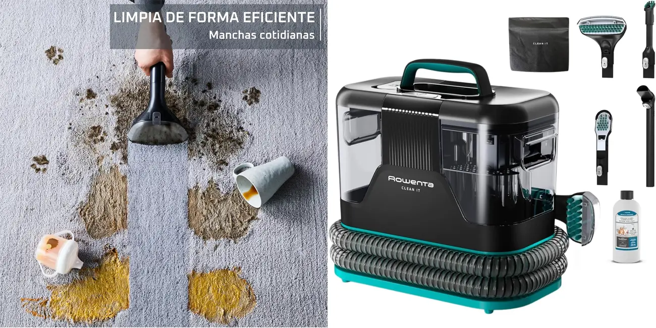 Chollo Aspirador de tapicerías Rowenta Clean It por sólo 142,49€ con envío gratis (-35%)