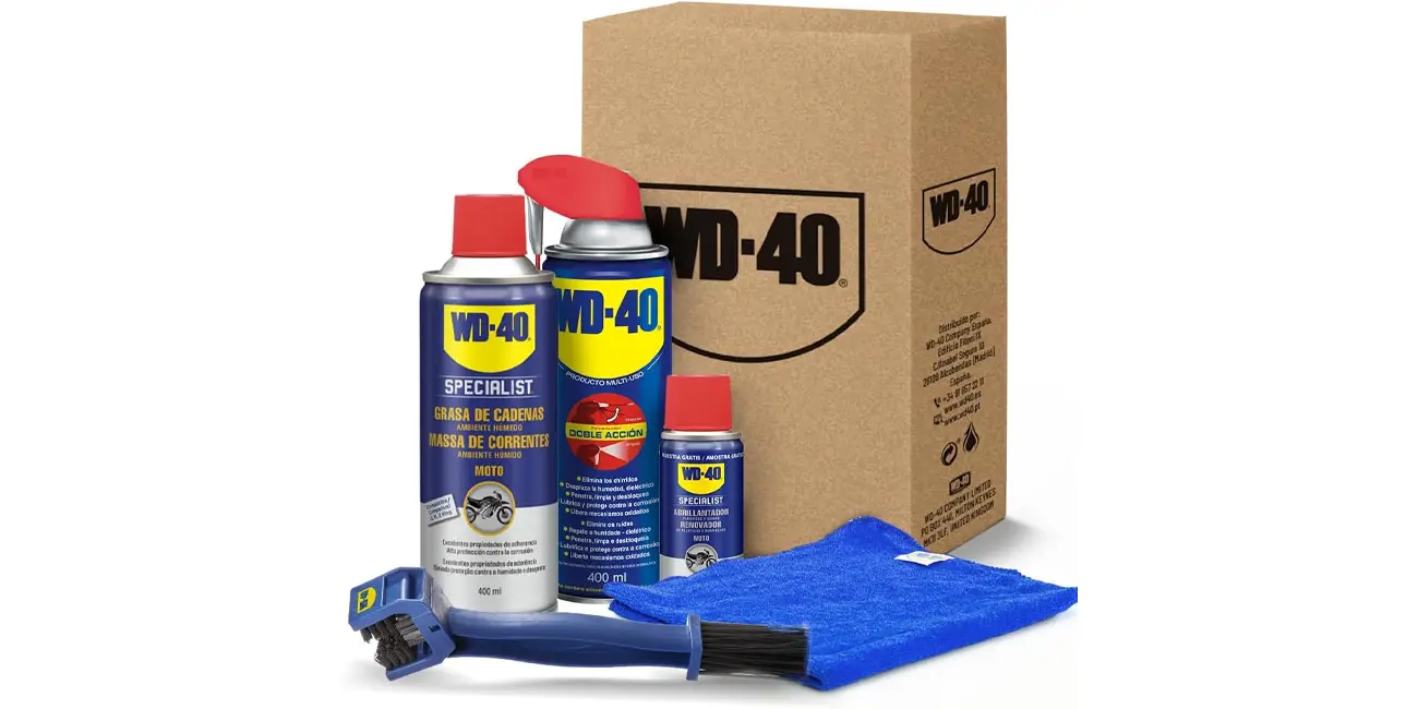 Chollo Kit de mantenimiento WD-40 Specialist Motorbike por sólo 21,99€ (-15%)