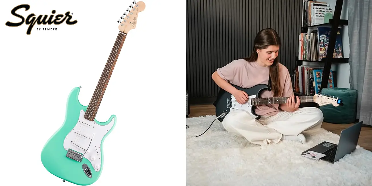 Chollo Guitarra eléctrica Fender Squier Debut Series Stratocaster por sólo 127,99€ con envío gratis (-20%)