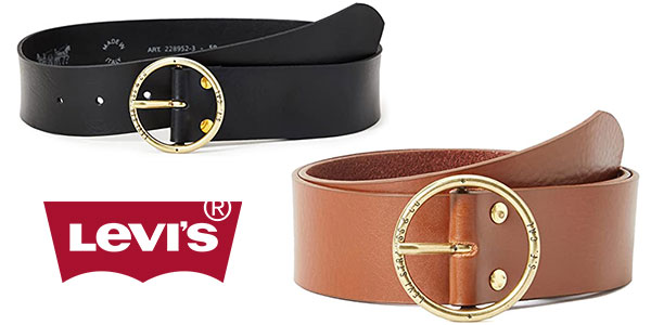 Chollo Cinturón de piel Levi’s Athena para mujer por sólo 17,50€ (-50%)