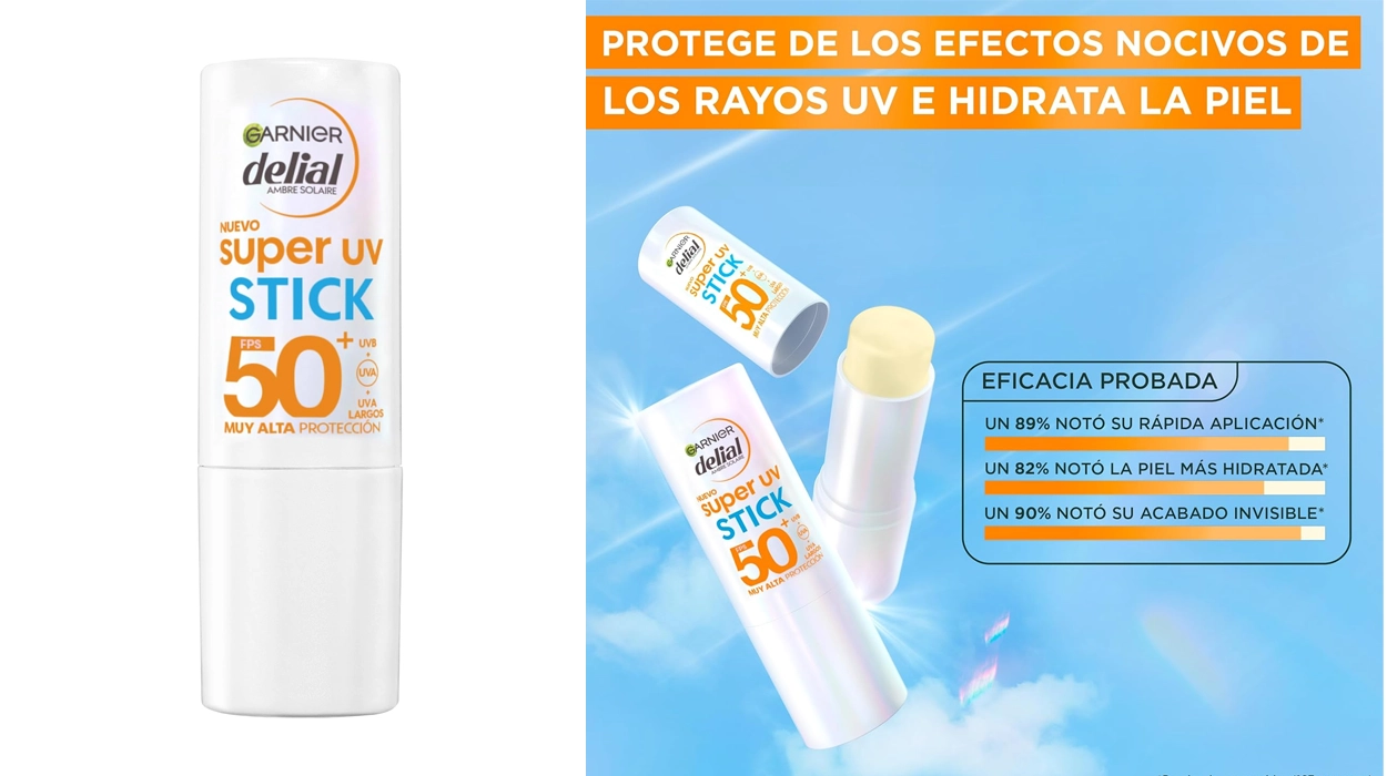 Chollo Pack x3 Stick solar Garnier Delial Super UV FPS50+ por sólo 15,32€ con oferta 3×2 ¡5,10€ cada uno!