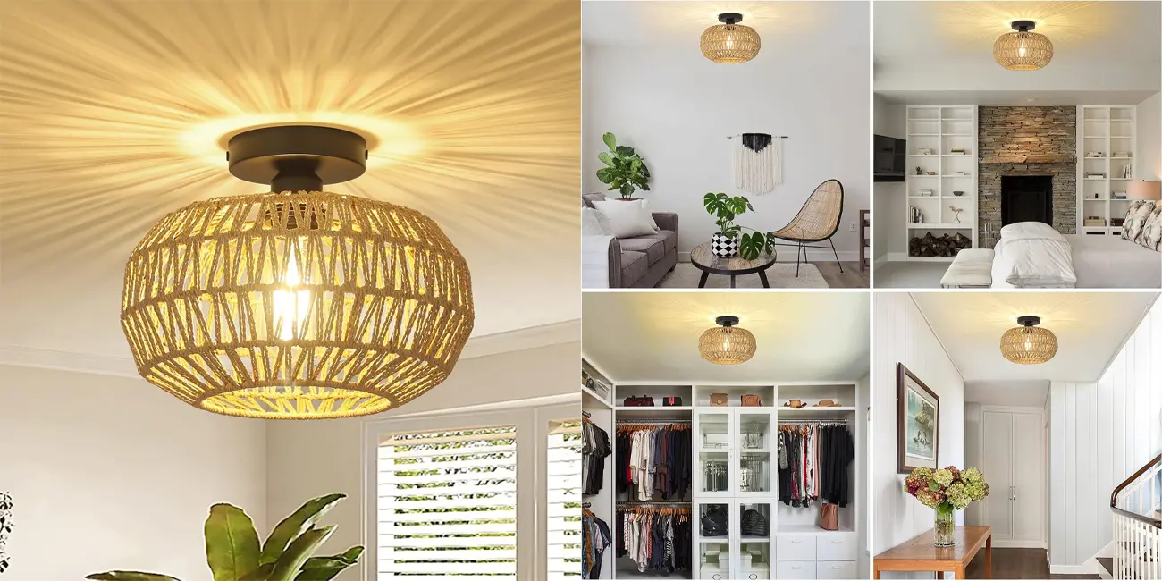 Esta lámpara ofrece un toque cálido y ecológico para tu salón o dormitorio, ¡y cuesta menos de 35€ en Amazon!