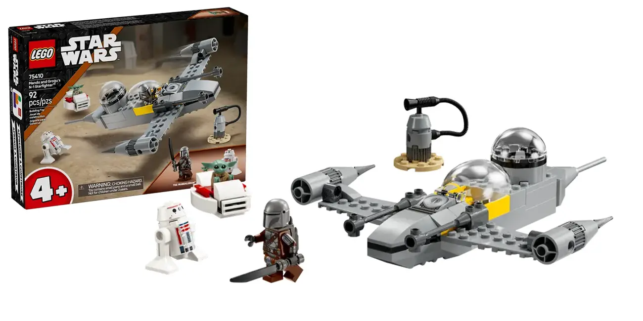 Chollo LEGO Star Wars Caza Estelar N-1 de Mando y Grogu por sólo 22,49€ (-25%)