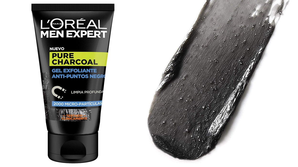 Chollo Pack x3 Gel exfoliante limpiador carbón Pure Charcoal L’Oréal Men Expert por sólo 7,48€ con oferta 3×2 ¡2,49€ cada uno!