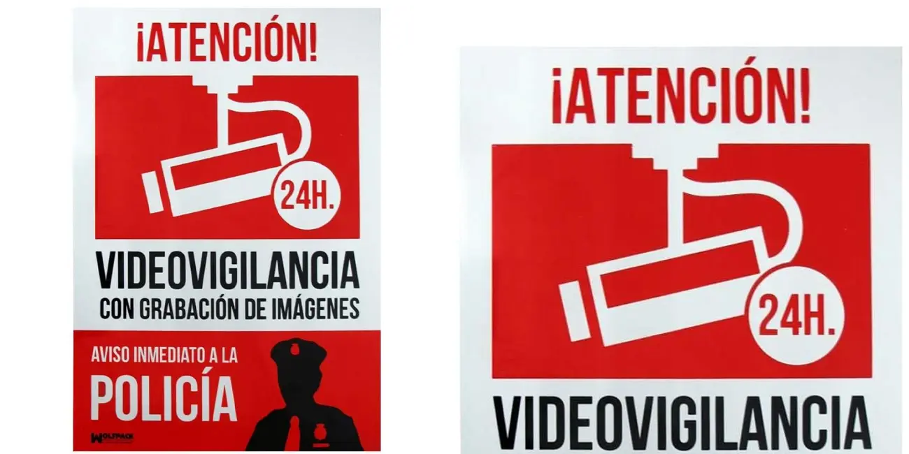 Disuade intrusos con este cartel de alarma homologado por sólo 5€ en Amazon