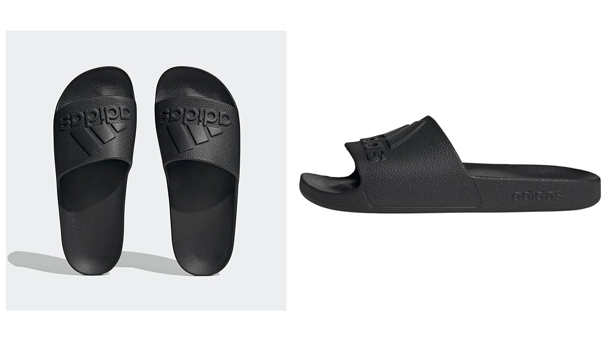 Chollo Chanclas Adidas Adilette Aqua Slides negras unisex por sólo 17,39€ (-24%)