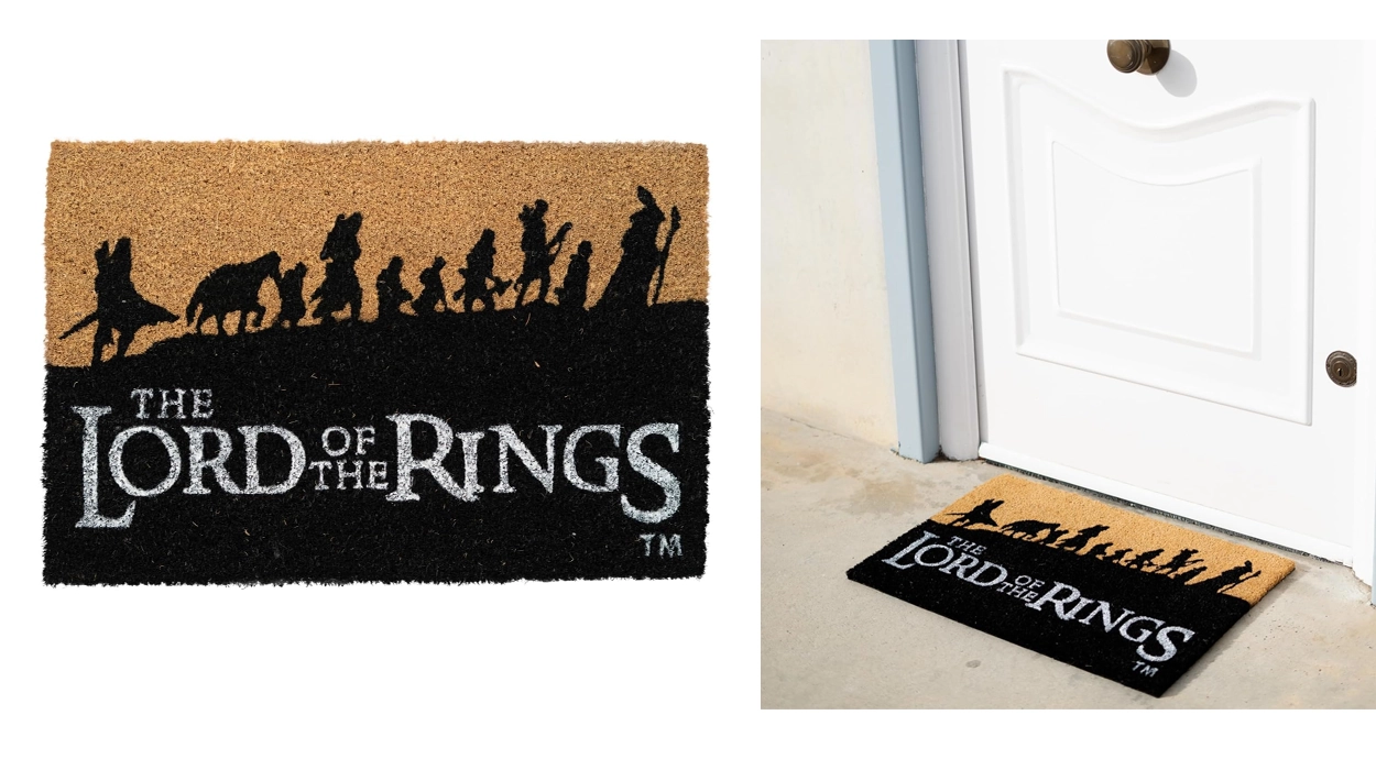 Da la bienvenida a tus invitados con este felpudo de El Señor de los Anillos a un precio digno de Hobbiton