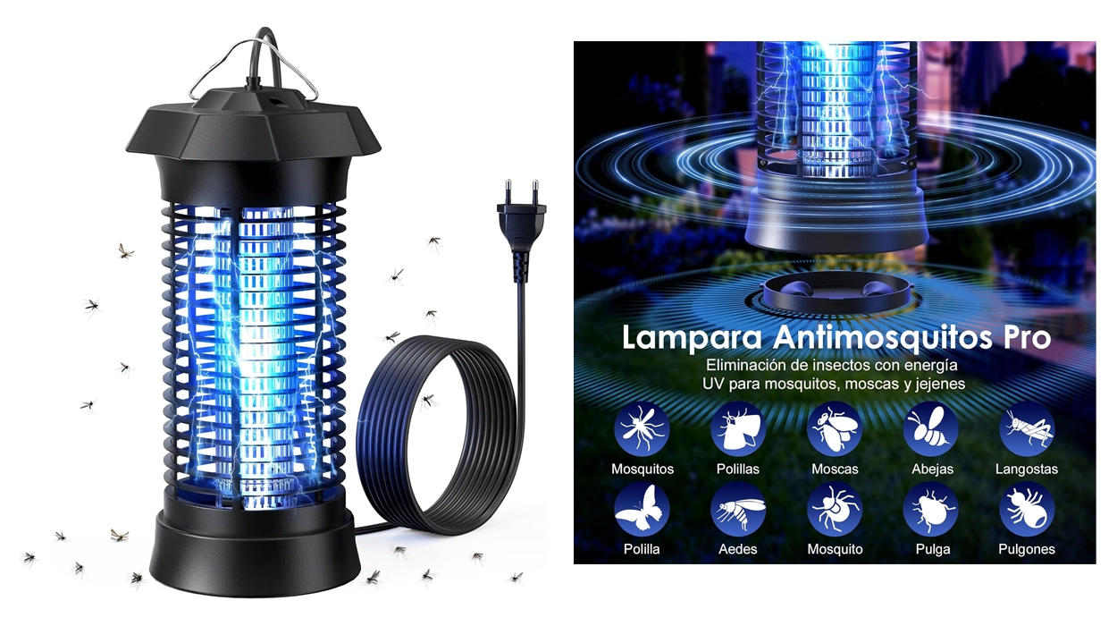Chollo Lámpara antimosquitos Niiyaco por sólo 21,37€ (-47%)
