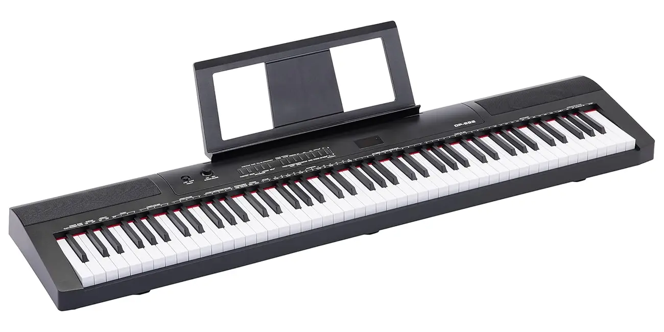 Chollo Piano digital portátil Amazon Basics de 88 teclas por sólo 129,99€ con envío gratis (-23%)