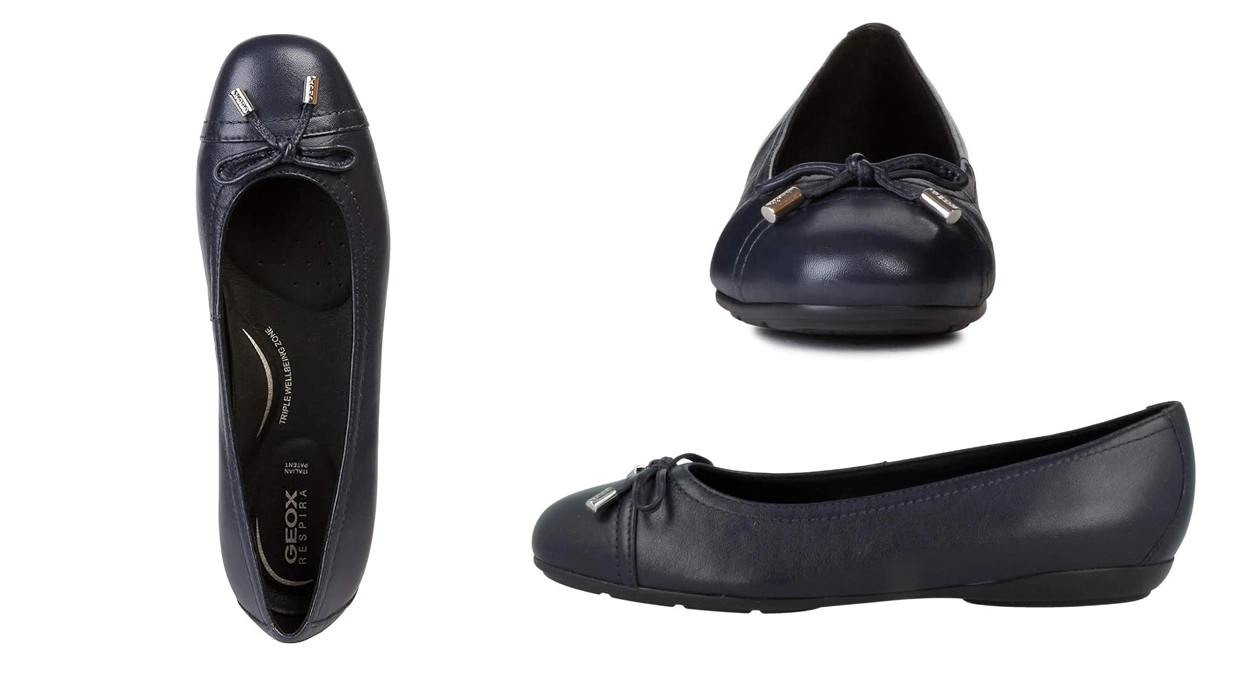 Chollo Bailarinas Geox D Annytah de piel para mujer desde sólo 36,15€ con envío gratis (-64%)