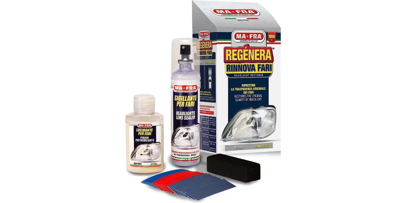 Chollo Kit regenerador de faros de coche Mafra por sólo 16,26€ (-27%)