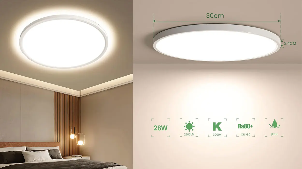 Chollo Plafón LED redondo Otren de 30 cm por sólo 15,99€ (-30%)