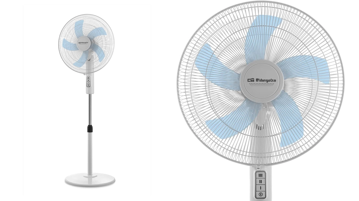 Potencia, comodidad y buen precio: Este ventilador de pie Orbegozo lo tiene todo para refrescarte sin complicaciones