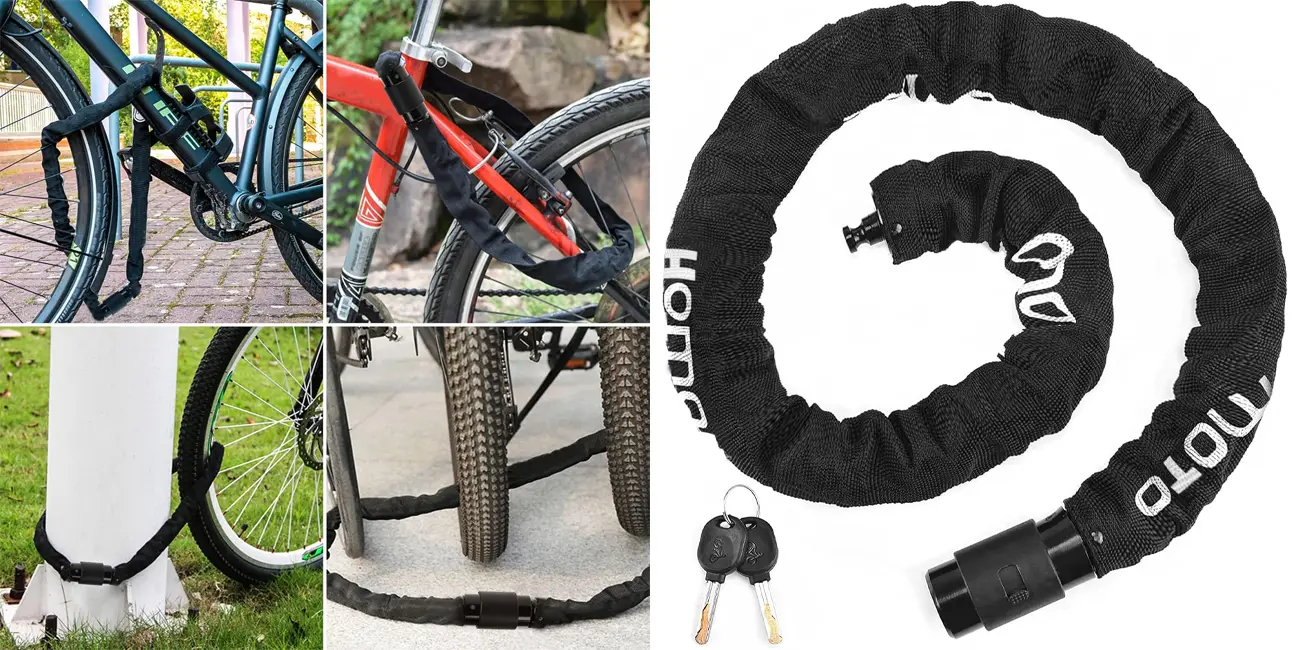 Chollo Candado para bicicleta Homoto con llave por sólo 15,04€ (-48%)