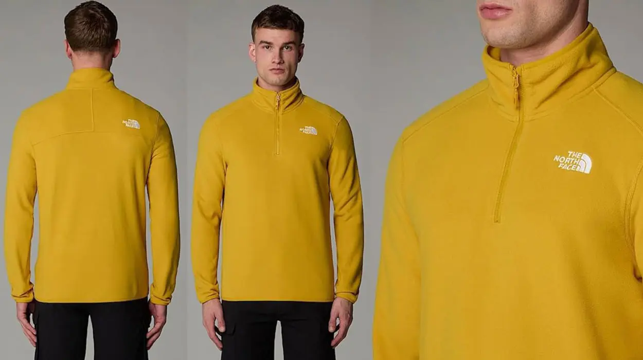 Chollo Forro polar The North Face Glacier 100 con cremallera de 1/4 para hombre por sólo 29,45€ con envío gratis (-54%)
