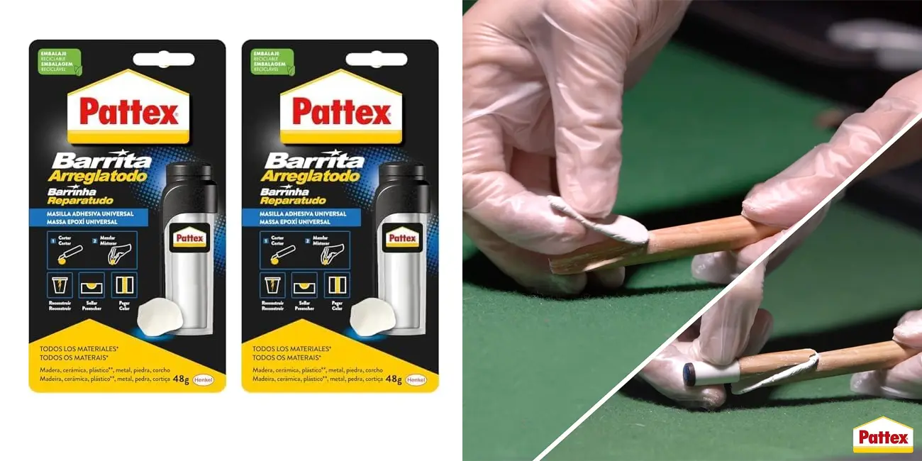 Chollo Pack 2x barrita arreglatodo Pattex Nural por sólo 8,99€ (-54%)
