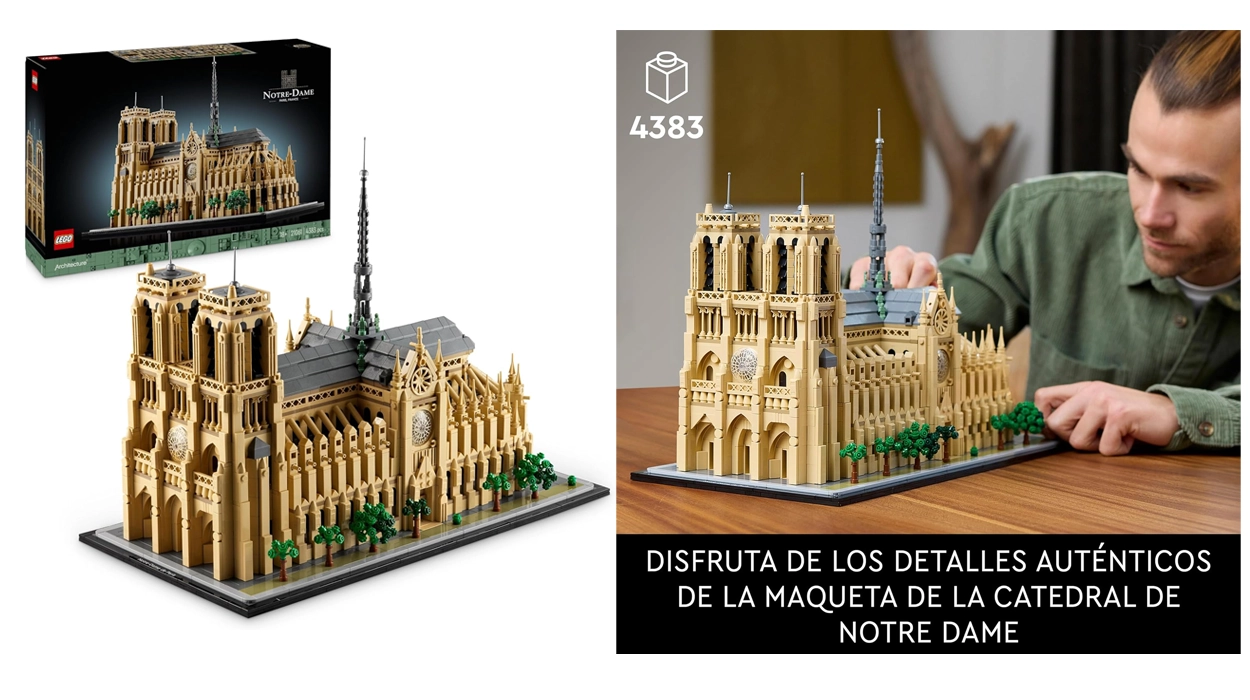 Chollo Set LEGO Architecture Notre Dame de París por sólo 172,48€ con cupón y envío gratis (-25%)