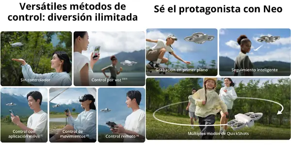 Chollo Dron DJI Neo con cámara 4K UHD por sólo 159,99€ con envío gratis (-20%)