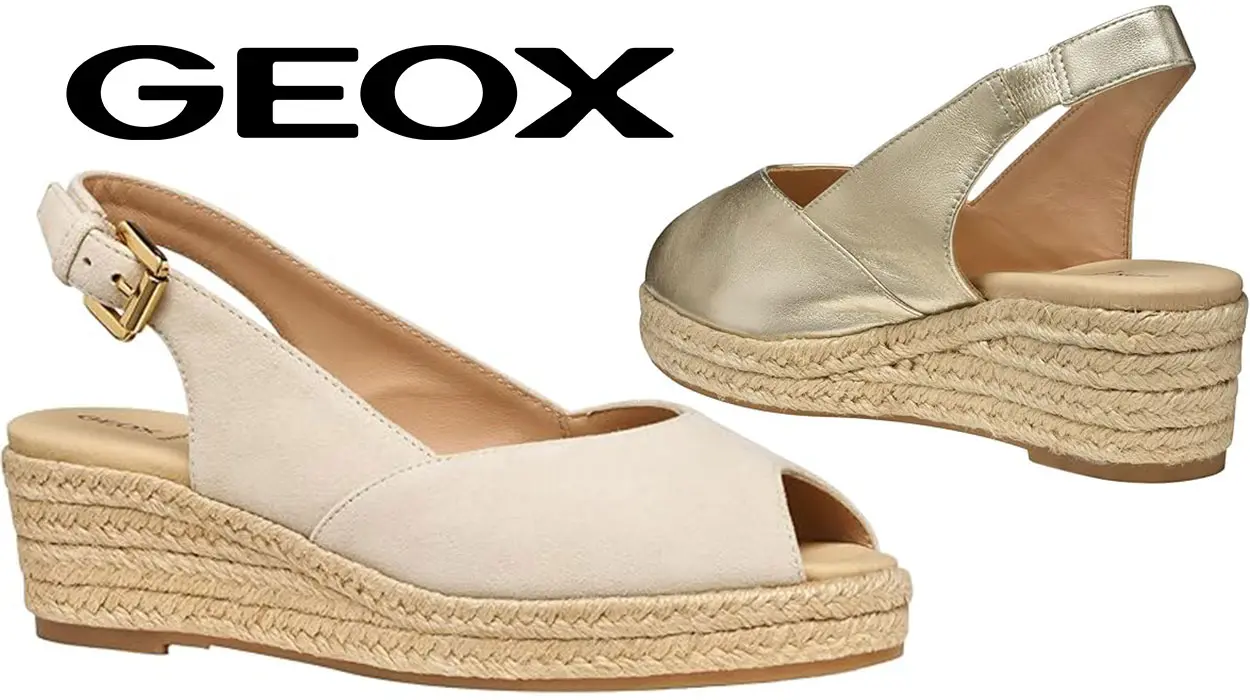 Rebajón gordísimo en estas sandalias de cuña GEOX ¡65% de descuento!