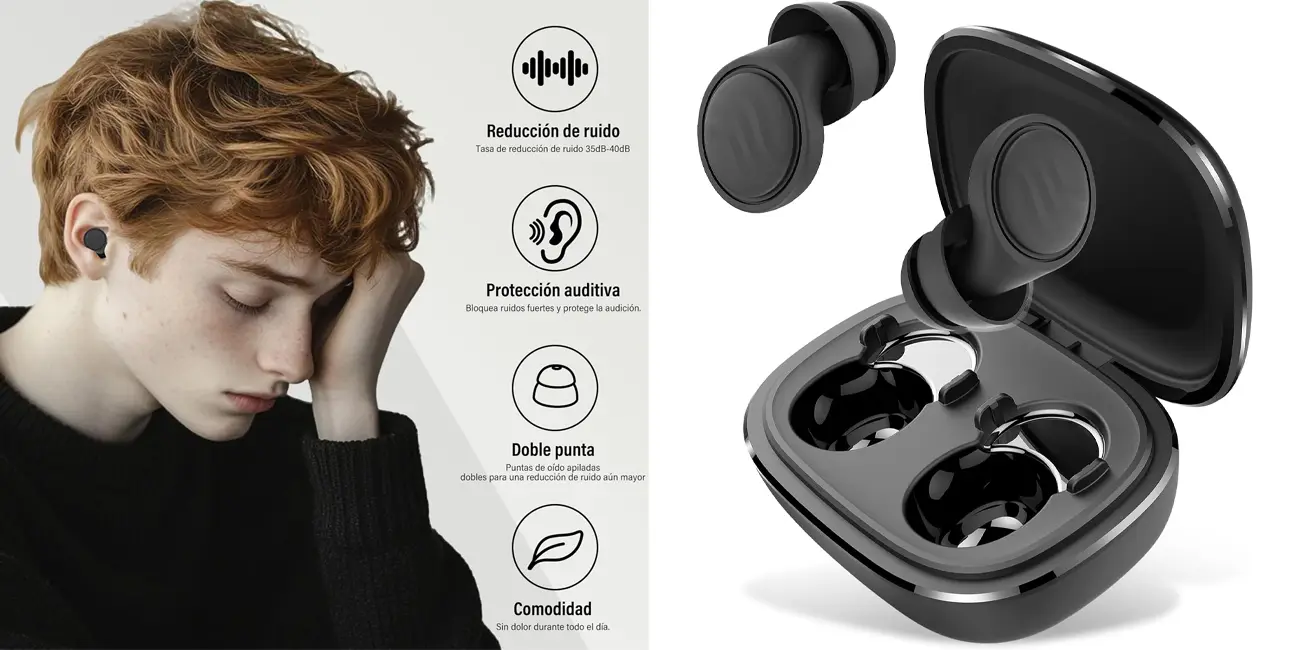 Chollo Tapones para aislar del ruido IDE11 Q2 Pro por sólo 9,49€ (-86%)