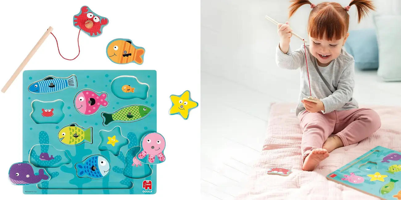 Chollo Puzle infantil Goula Pesca de madera por sólo 4,88€ (-66%)