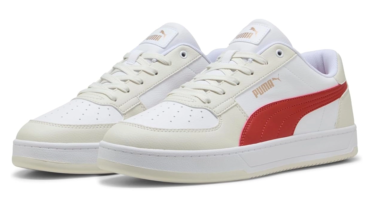 Estas Puma Caven 2.0 blancas y rojas lo tienen todo para enamorarte (empezando por un descuentazo)