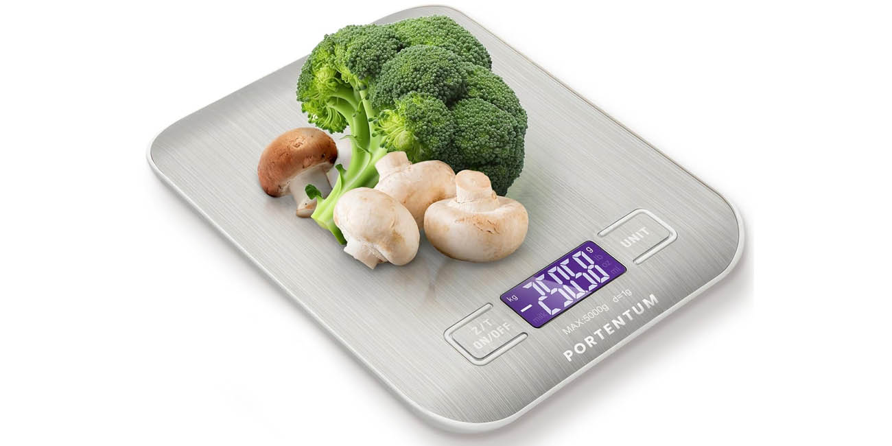 Chollo Báscula digital de cocina PORTENTUM por sólo 5,99€ (25% de descuento)