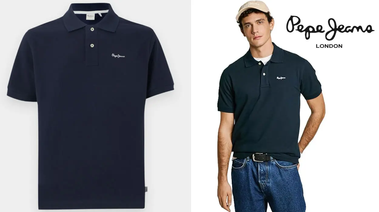 Chollo Polo Pepe Jeans Essential Contrast Logo para hombre por sólo 20,49€ (-54%)