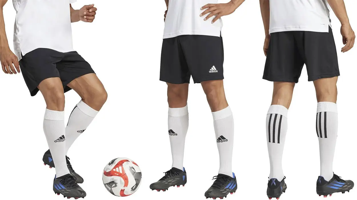 Estos shorts Adidas baratísimos en color negro son perfectos para entrenar o vestir cómodo ¿Te los vas a perder?