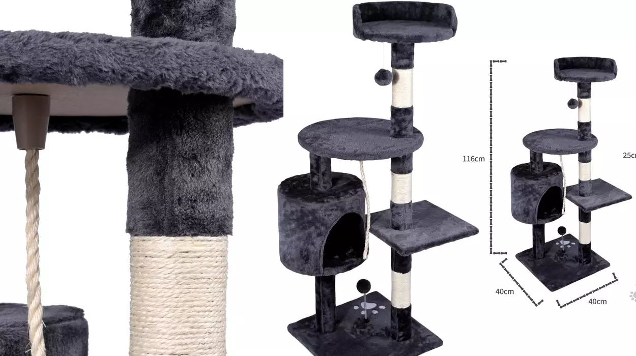 Chollazo Árbol rascador para gatos por sólo 11,96€ (70% de descuento) ¡Va a volar!